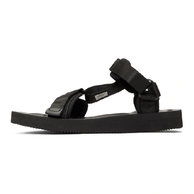 Shop Suicoke Black Depa-v2 Sandals