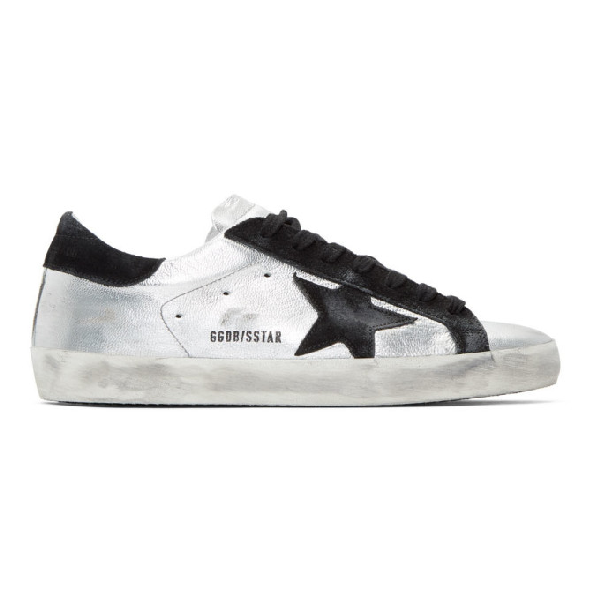 golden goose silver and black