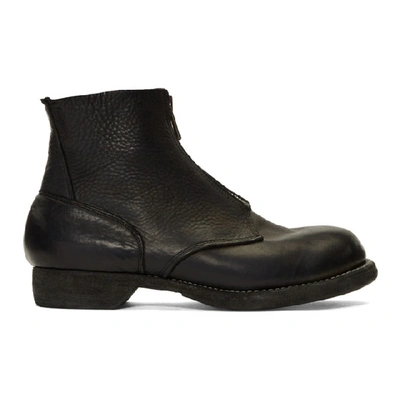 Shop Guidi Black Soldato Boots In Blkt