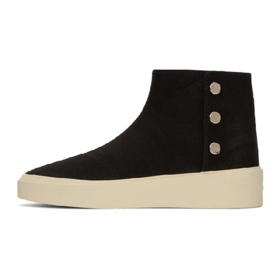 Shop Fear Of God Black Tear-away Moc Boots