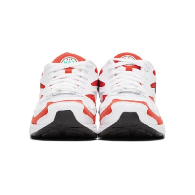 Shop Nike White & Red Max2 Light Sneakers