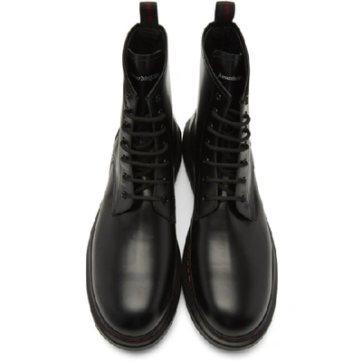 Shop Alexander Mcqueen Black Hybrid Boots