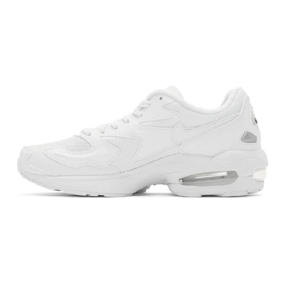 Shop Nike Off-white Air Max2 Light Sneakers In 102 Offwht