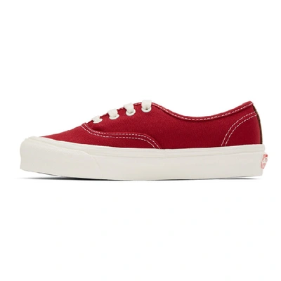 Vans Og Authentic Lx “chilli Pepper” Sneakers In Red | ModeSens