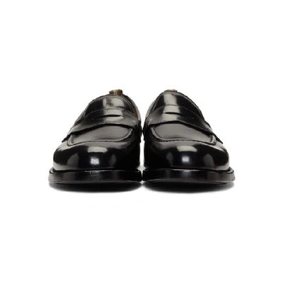 Shop Officine Creative Black Ivy 004 Loafers In Nero Black