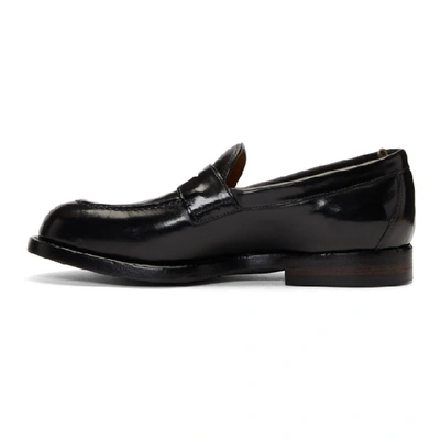 Shop Officine Creative Black Ivy 004 Loafers In Nero Black