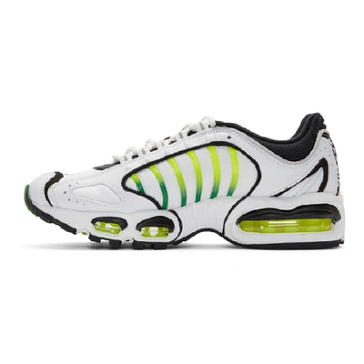 Shop Nike White Air Max Tailwind Iv Sneakers In 100whtvlt