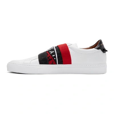 Shop Givenchy Multicolor 4g Webbing Urban Street Sneakers In 199-wht/red