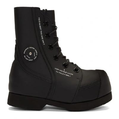 Shop Takahiromiyashita The Soloist Takahiromiyashita Thesoloist. Black Big Fat Toe Boots