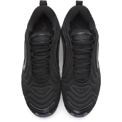 Shop Nike Black Air Max 720 Sneakers In 007blkanthr