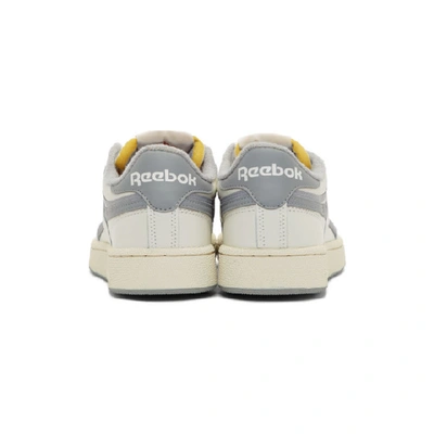 Shop Reebok Classics Off-white Club C Revenge Sneakers In Chalk/grey