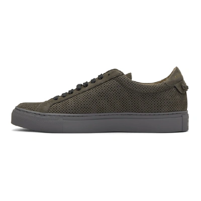 Shop Givenchy Grey Suede Urban Street Sneakers In 050-light G