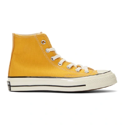 Shop Converse Yellow Chuck 70 High Sneakers
