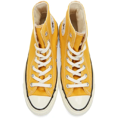 Shop Converse Yellow Chuck 70 High Trainers