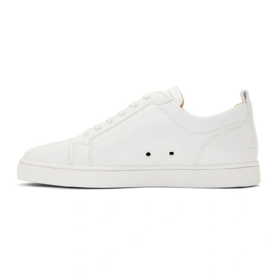 Shop Christian Louboutin White Louis Junior Sneakers In Wh01 White