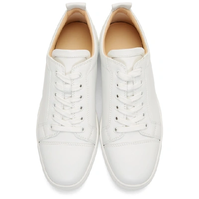 Shop Christian Louboutin White Louis Junior Sneakers In Wh01 White