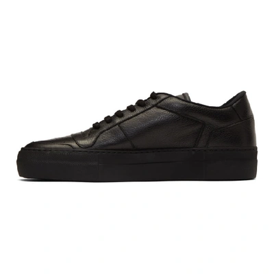 Shop Common Projects Black Full Court Low Sneakers In 7547 Black