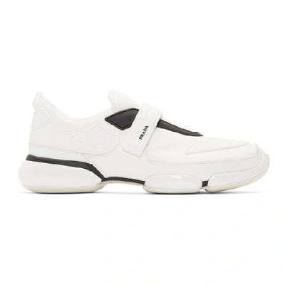 Shop Prada White Cloudbust Sneakers In Blanc