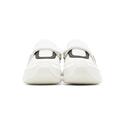 Shop Prada White Cloudbust Trainers In Blanc