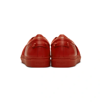 GIVENCHY 红色 URBAN STREET 运动鞋