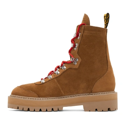 Shop Off-white Brown Hiking Boots In Light Brown