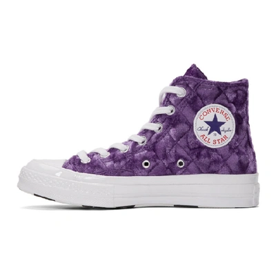 Shop Converse Purple Golf Le Fleur* Chuck 70 Hi Sneakers In Pullpurplwh