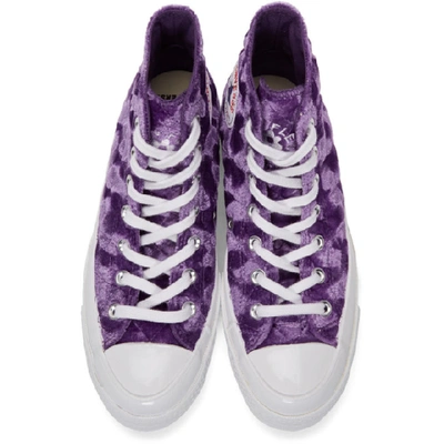 Shop Converse Purple Golf Le Fleur* Chuck 70 Hi Sneakers In Pullpurplwh