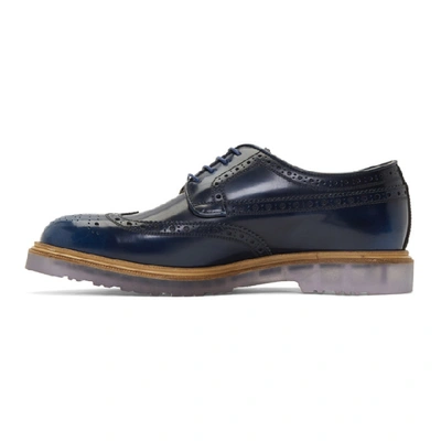 Shop Paul Smith Blue Crispin Brogues In 42 Blue