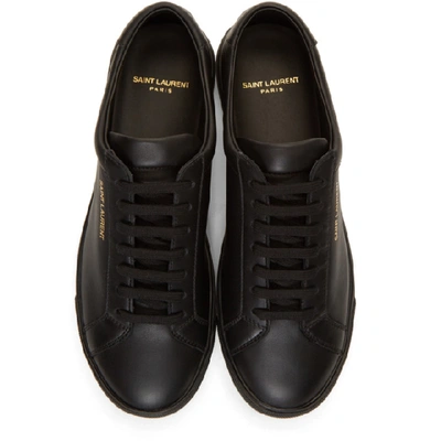 Shop Saint Laurent Black Andy Sneakers In 1000 Black