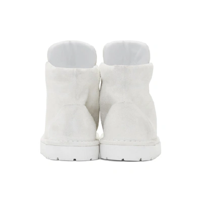 Shop Marsèll Marsell Off-white Gomme Pallottola Pedula Boots In N2 6911 Wht