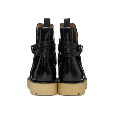 Shop Christian Louboutin Black Kicko Crepe Boots In Bk01 Black