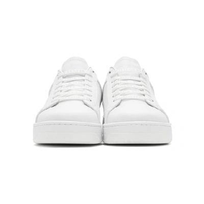 Shop Bottega Veneta White Low-top Sneakers In Optic White