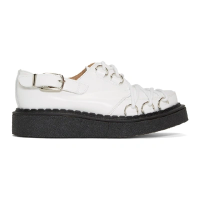 Comme Des Garcons Homme Plus White George Cox Edition D-ring Derbys