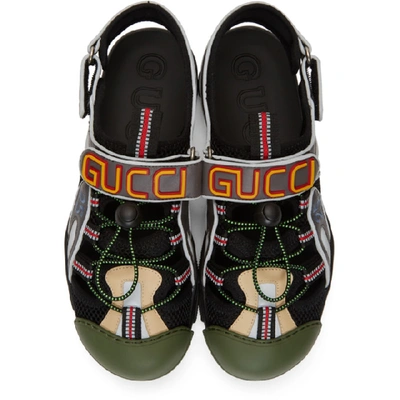 GUCCI 黑色 TINSEL 凉鞋