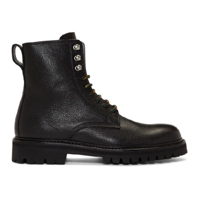 Shop Hope Black Log Boot Man Boots