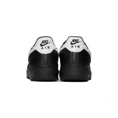 Shop Nike Black Retro Qs Air Force 1 Sneakers In 001 Black/w