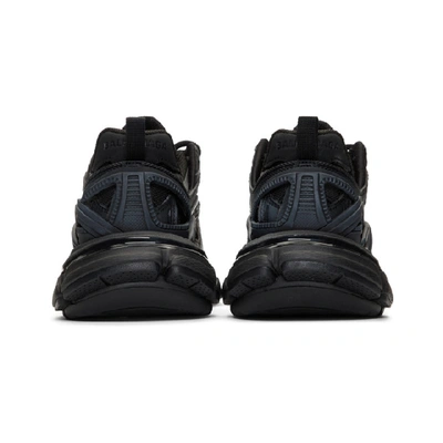 Shop Balenciaga Black Track.2 Open Sneakers In 1000 Black