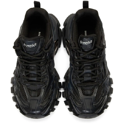 Shop Balenciaga Black Track.2 Open Sneakers In 1000 Black
