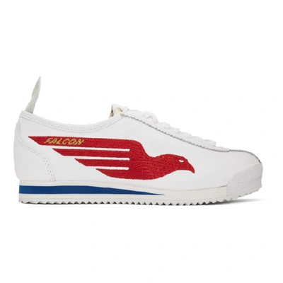 Shop Nike White 'falcon' Cortez '72 Shoe Dog Pack Sneakers In 102 Whtred
