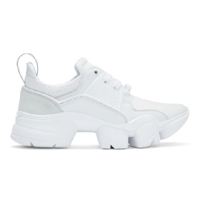 Shop Givenchy White Jaw Sneakers In 100-wht
