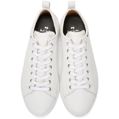 Shop Ps By Paul Smith White Miyata Sneakers In 01 White
