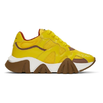 Shop Versace Yellow Squalo Sneakers In Kshar Suarr