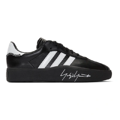 Shop Y-3 Black Tangutsu Football Sneakers In Black/white/black