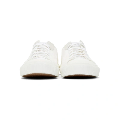 Shop Givenchy White Tennis Light Low Sneakers In 100-wht