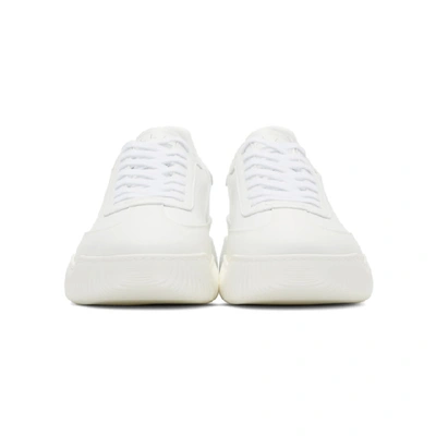 Shop Stella Mccartney White Loop Lace-up Sneakers In 9043 White