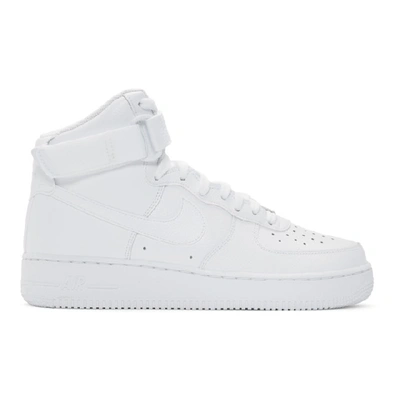 Shop Nike White Air Force 1 High 07 Sneakers In 115white