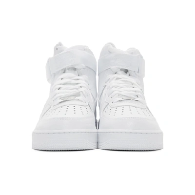 Shop Nike White Air Force 1 High 07 Sneakers In 115white