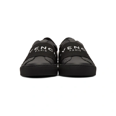 Shop Givenchy Black Elastic Urban Knots Sneakers