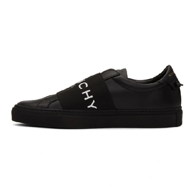 Shop Givenchy Black Elastic Urban Knots Sneakers