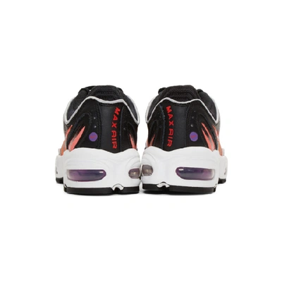 Shop Nike Black Air Max Tailwind Iv Sneakers In 002blkwhtbc